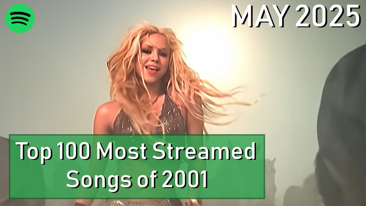 Top 100 Most Streamed Songs of 2001 - YouTube
