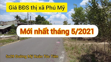 [Ms203] Giá đất Tóc Tiên thị xã Phú Mỹ như thế nào? Bán đất đường Mỹ Xuân Tóc Tiên 5x29 giá 1,65 tỷ