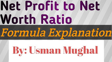 Net Profit to Net Worth Ratio | Net Profit to Net Worth Formula | Advance Accounting | Fatik Academy