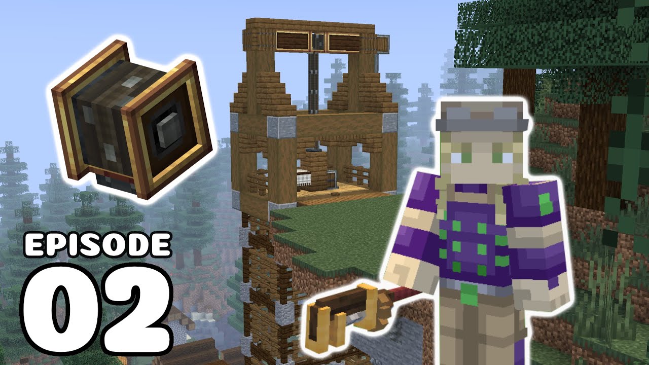 THE GREAT ELEVATOR :: Minecraft Create Mod #2