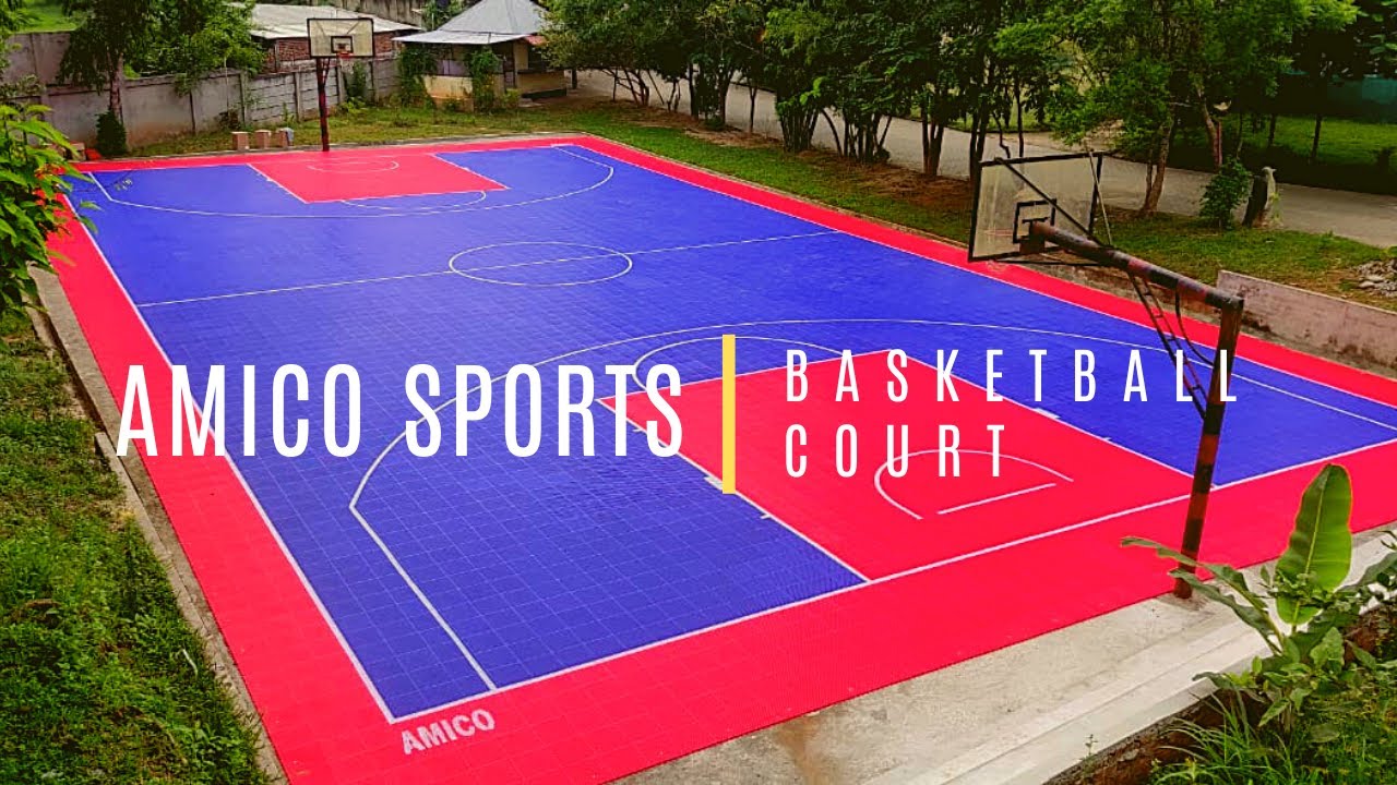 AMICOSPORTS DEVELOPED PP TILES BASKETBALL COURT GUWAHATI, ASSAM YouTube