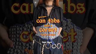 Soda Can Tab Corset
