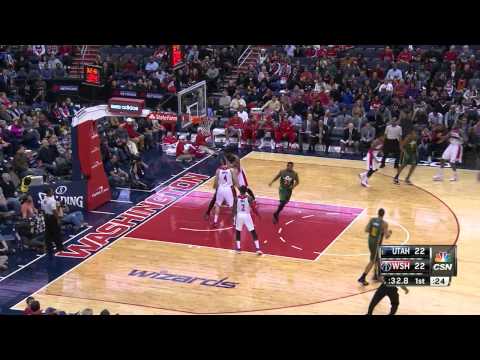 Gordon Hayward Highlights Jazz Vs Wizards 12 14 2014 16 Points 7 Rebounds 