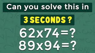 Multiplication of Any Two digit Number in 3 Seconds | Fast Math Tricks | Competitive Exams