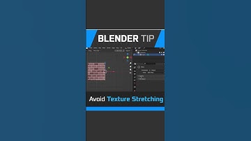 Blender: Avoid Texture Stretching #blendertutorial #b3d #shorts