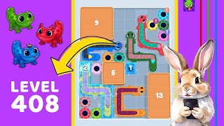 Gecko Out Level 408 Solution Walkthrough