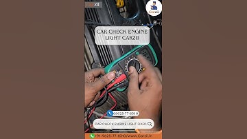 How to Fixed Car Check Engine Light - Car O2 Sensor  - Car Warning Lights #cars #mechanic #ytshorts