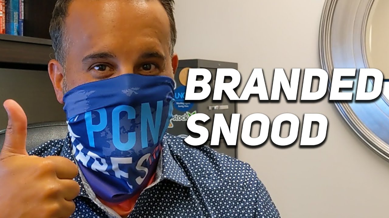 Branded Snood Scarf by Techno Branded SWAG - YouTube