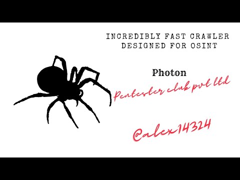 Gather Information about a Target Website using Photon