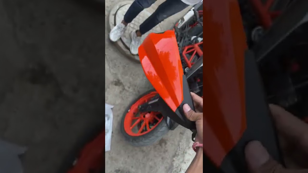 how to install ktm handguards in duke 390 and duke250