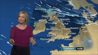 Sarah Keith Lucas BBC Weather 2017 01 02