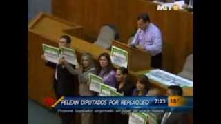 Las Noticias - Pelean Diputados Por Replaqueo