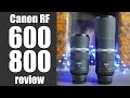 Canon RF 600mm 800mm f11 REVIEW super-telephotos for us all!