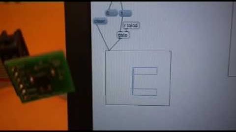Rotating a virtual cube [Arduino & Max/Msp]