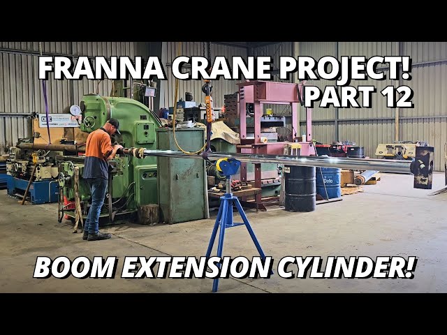 Boom Extension Cylinder Tear Down! | Franna Crane Project | Part 12 class=