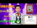 Unboxing india book of records achievers pack  fastest recitation of capitals of indian states