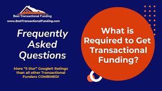 Transactional Funding Basic Requirements Wealth