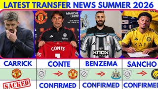 CONTE TO UNITED🤯🚨LATEST CONFIRMED TRANSFER NEWS  AND RUMOURS TRANSFER NEWS  SUMMER 2026| Benzema...🚨 screenshot 3