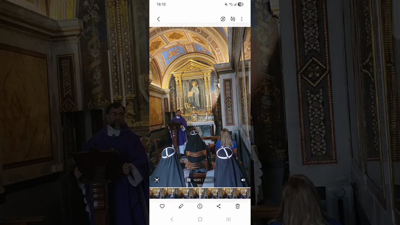 Homilía en Convento de Santa Brígida (Roma). Jueves 26 de febrero 2026.