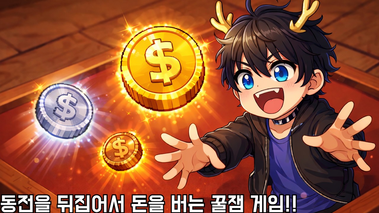 [겜블러 테이블] 동전을 뒤집어서 돈을 버는 꿀잼 게임!! (Gamblers Table)