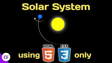 Solar System Using HTML & CSS Only | Web Development Project | codeitwise
