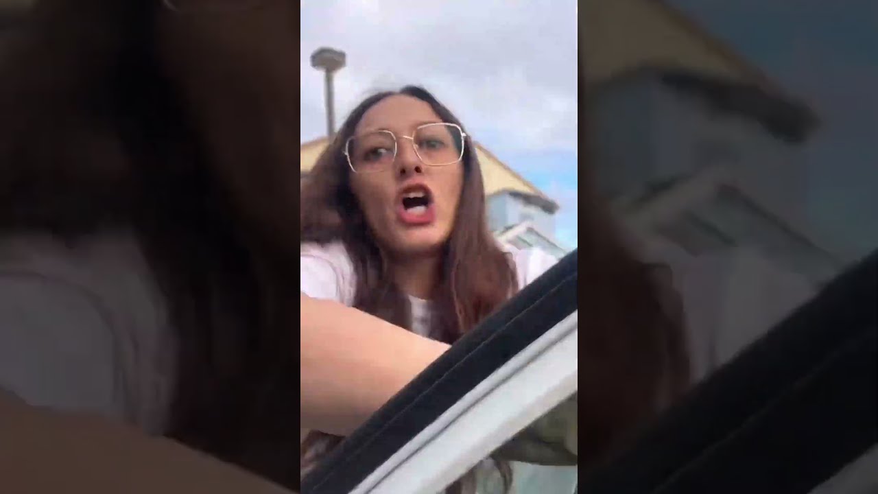 Woman SPRINTS At Mom And 8 Month Old Baby In Road Rage Incident 