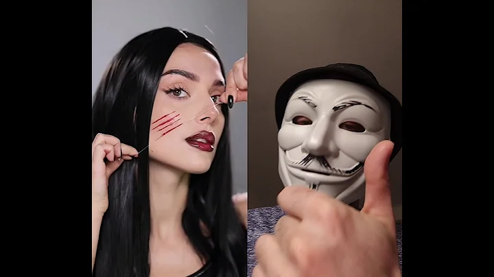 Easy Halloween makeup hack  #makeuptutorial #beautyhacks (orgn @anitartist)