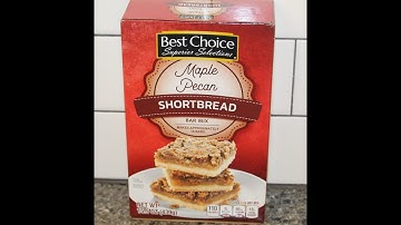 Best Choice Superior Selections: Maple Pecan Shortbread Bar Mix Review