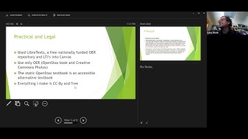 Using LibreTexts to Create Interactive OER Content for Your Courses with Dr. Larry Green