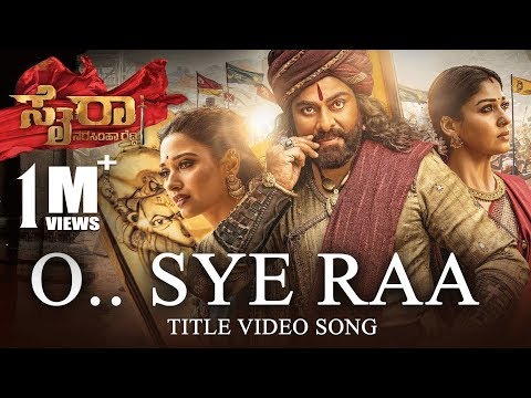 O Sye Raa Video Song (Kannada) - Chiranjeevi, Kiccha Sudeep | Ram Charan |Surender Reddy| Oct 2nd