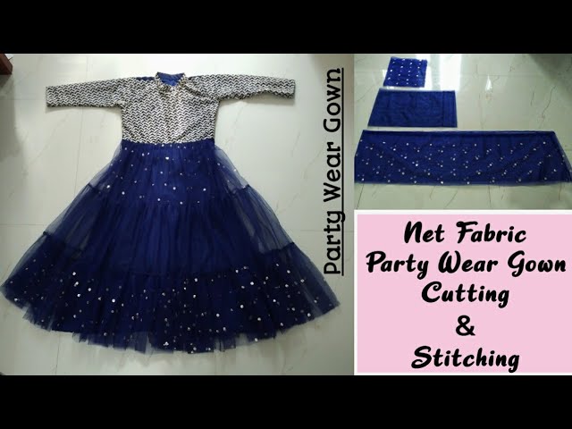 BABY GIRL BALL GOWN CUTTING AND STITCHING TUTORIAL - YouTube