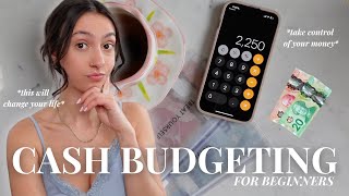 HOW TO START A CASH ENVELOPES BUDGET 💸 Cash Envelopes System and Stuffing for Beginners *easy + fun*
