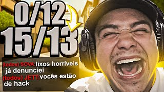 deixamos FAZER 12x0 e VIRAMOS pra 15x13! *RAGE TOTAL*