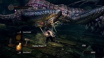 Dark souls 1 Gaping Dragon SL1 NG+6 No Rolling/Sprinting/Blocking/Parrying