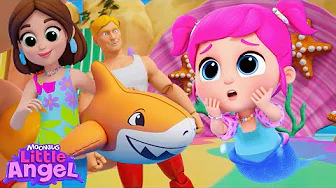 Mermaids Can Do Anything | Songs for Kids! | Little Angel | Moonbug Kids - Girl Power! 🌸🌺🌸
