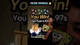 SPONGEBOB FILTER 😊 TUTORIAL 😱  #tutorial #tutorial #shortsfeed #shorts #filter #fypシ゚viral