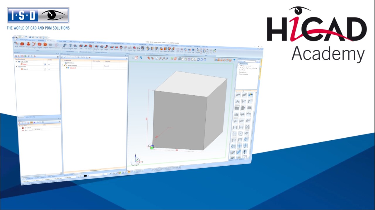 HiCAD Academy: - Exploring the User Interface - YouTube