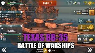 Battle of Warships - [ TEXAS BB - 35 ] Warship Game Play screenshot 2