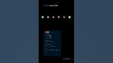 Infinite logo slider :- Html , css ;  #html #css #javascript #developer #explorepage #fyp