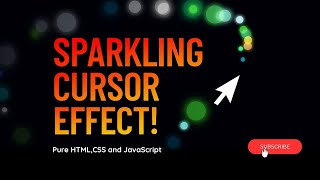 Famous Create a Magical Sparkling Cursor Trail with HTML, CSS & JavaScript | Cursor Animation Tutorial Profile