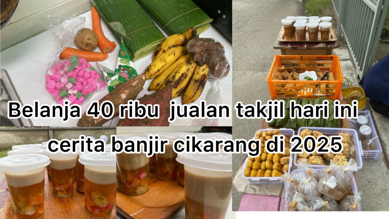 Belanja 40 ribu jualan takjil hari ini