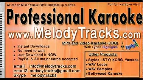 Chala jata hoon _ kishore KarAoke  www.MelodyTracks.com