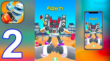 Robot Clash: Robot Evolutions - Gameplay Walkthrough Part 2 Robot War Army Commander (iOS, Android)