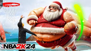 I Brought Santa Clause FAT A$$ to Park…(NBA 2K24)