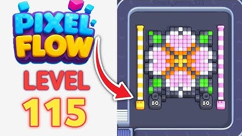 Pixel Flow Level 115 Walkthrough