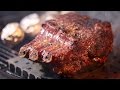 Weber Summit Charcoal Grill Smoked Prime Rib | How to reverse sear BBQ standing roast grillgrates