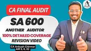 SA 600 - Another Auditor | CA Final Audit Detailed Revision Video | AIR 5, 6, 32