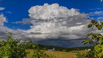 Time Lapse Of an Outflow Boundary Supercell.
