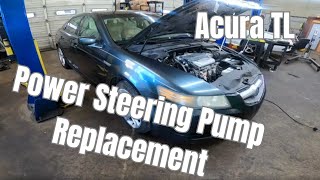 Acura TL Power Steering Pump Replacement