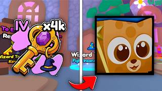I Spent 4,000 Keys in Wizard Tower… and Unlocked OP MEGA! (Arm Wrestling Sim)